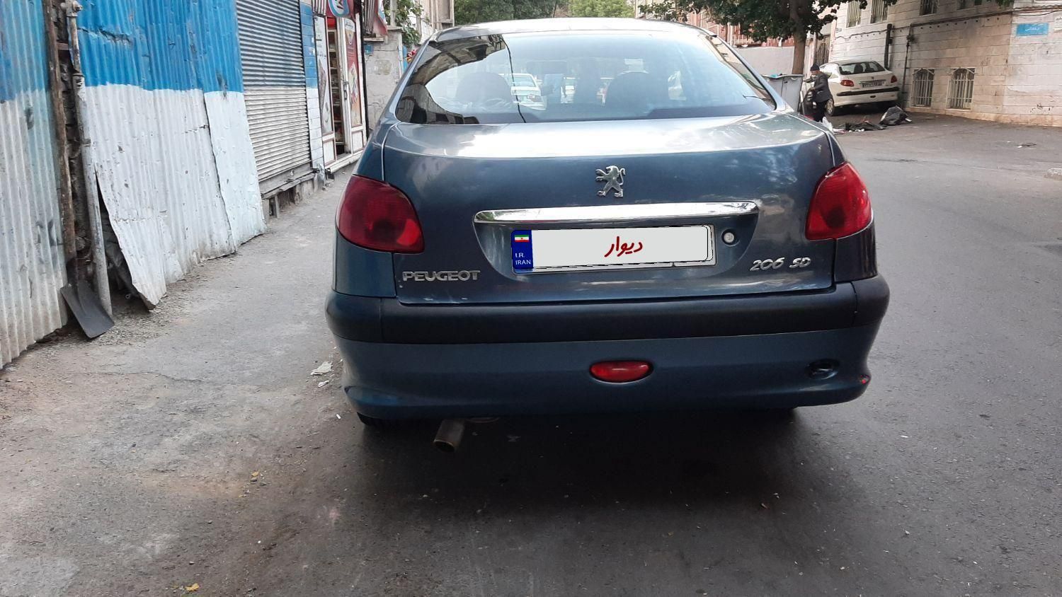 پژو ۲۰۶ صندوق دار v8 - 1388