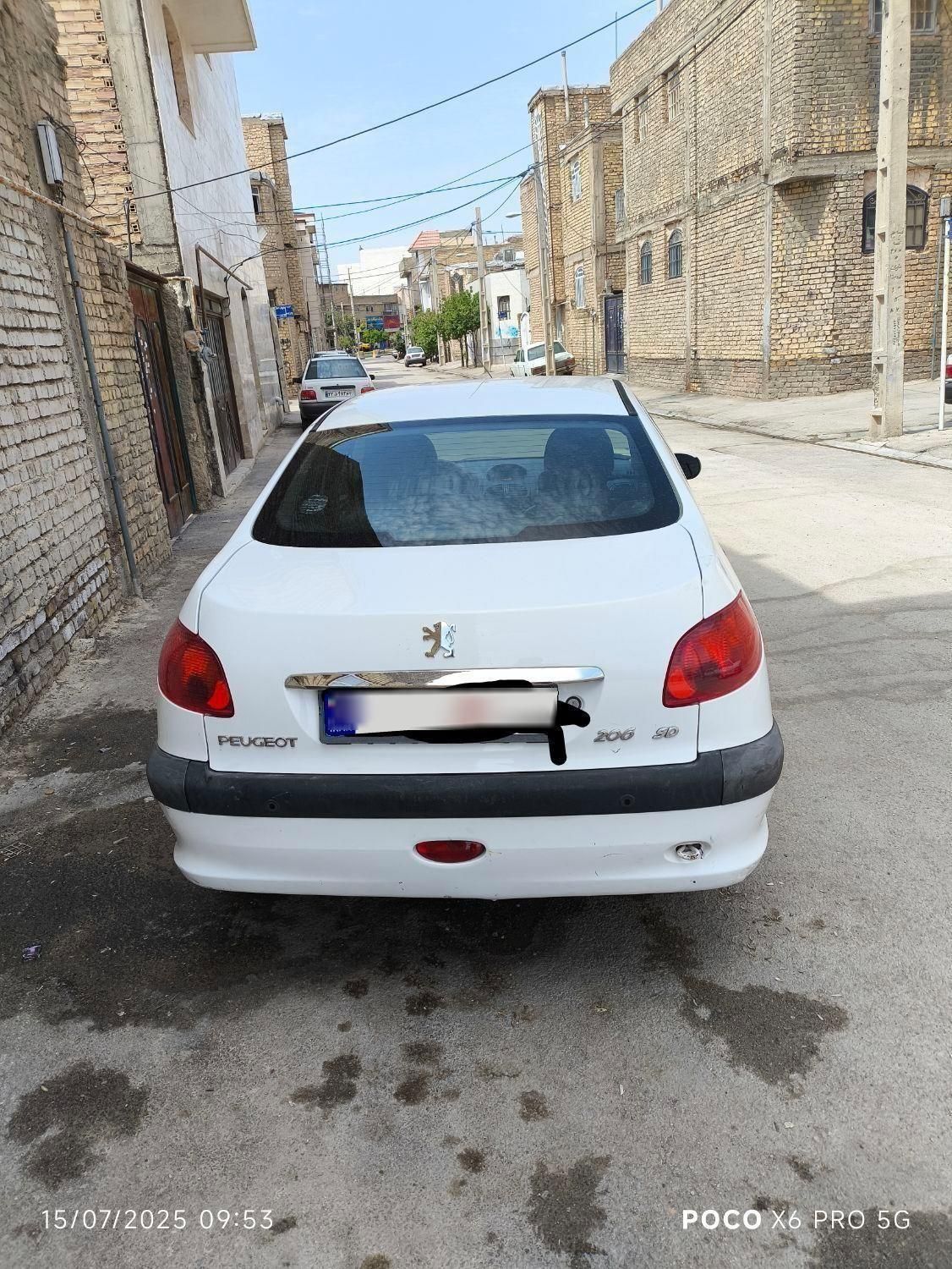 پژو ۲۰۶ صندوق دار v8 - 1397