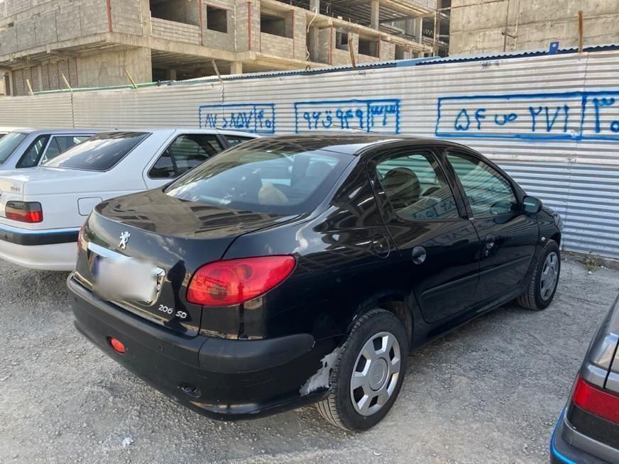 پژو ۲۰۶ صندوق دار v8 - 1395