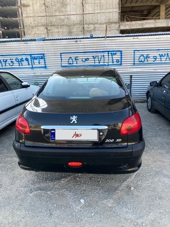 پژو ۲۰۶ صندوق دار v8 - 1395