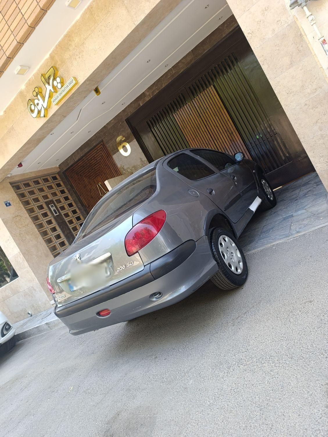 پژو ۲۰۶ صندوق دار v1 - 1386