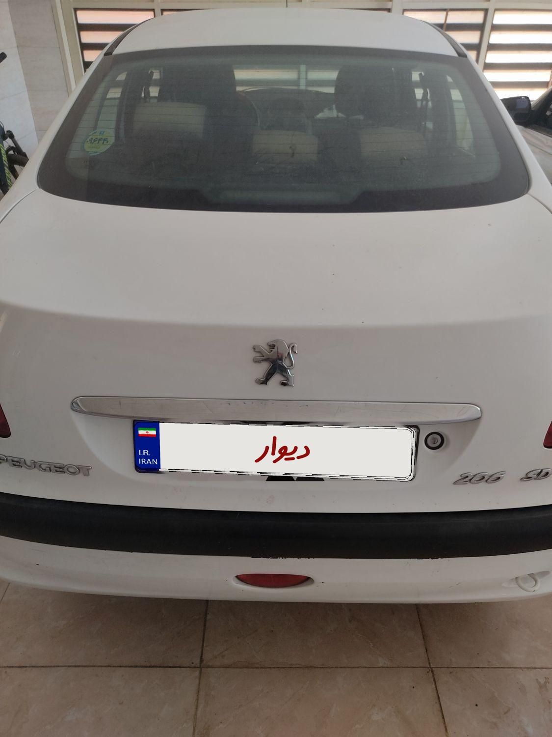 خودرو پژو، ۲۰۶ صندوق دار آگهی ann_19444243
