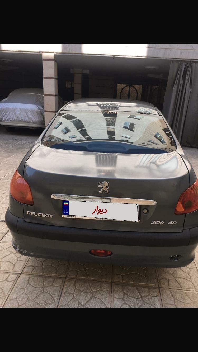 پژو ۲۰۶ صندوق دار v8 - 1393