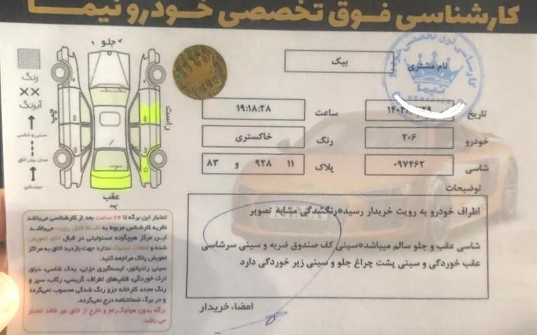 پژو 206 تیپ 2 - 1389