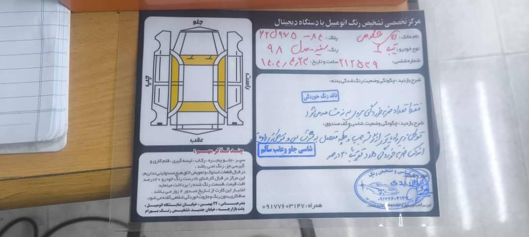 تیبا 2 EX رینگ آلومینیومی - 1398