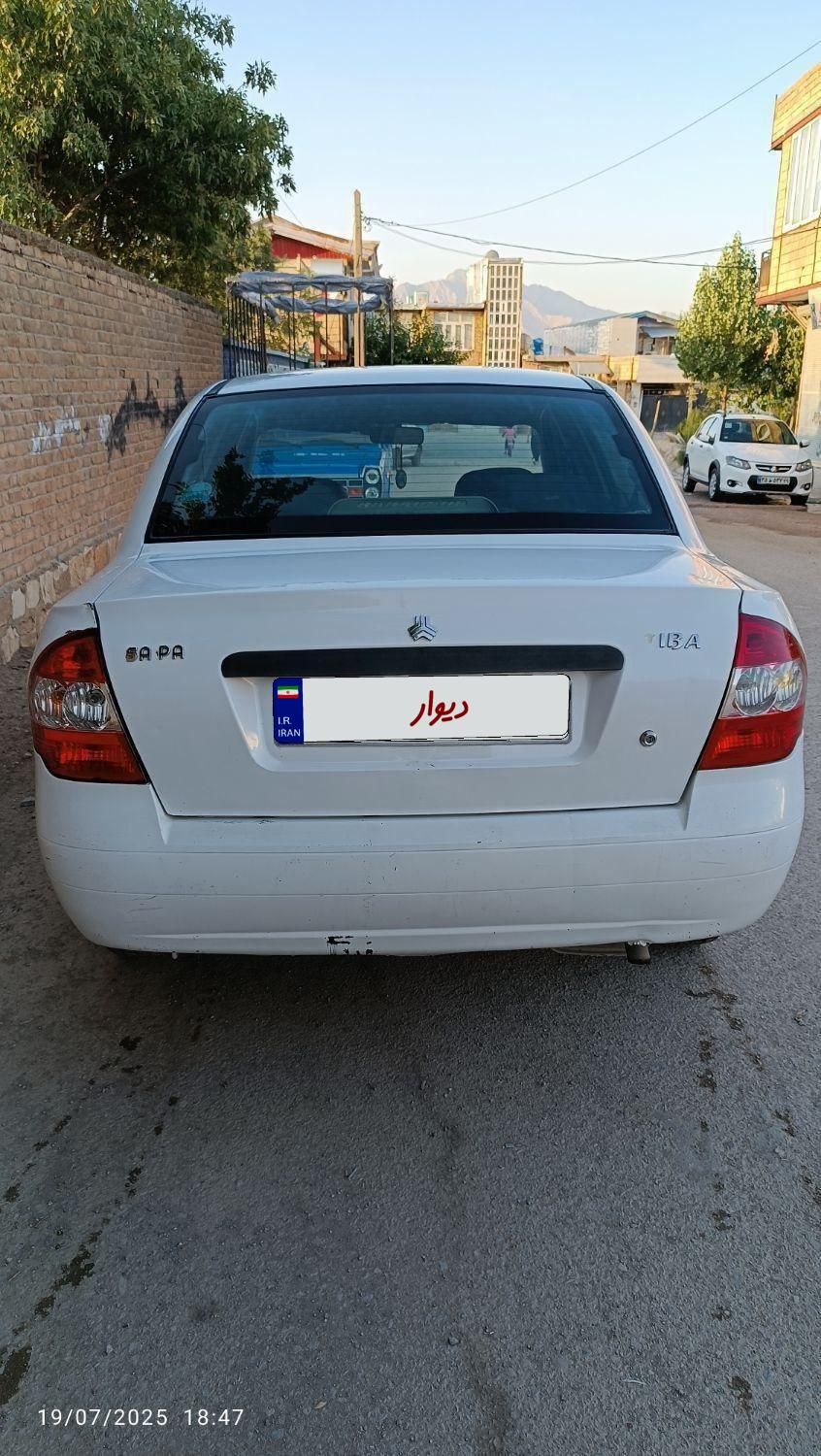 تیبا صندوق دار SX - 1393