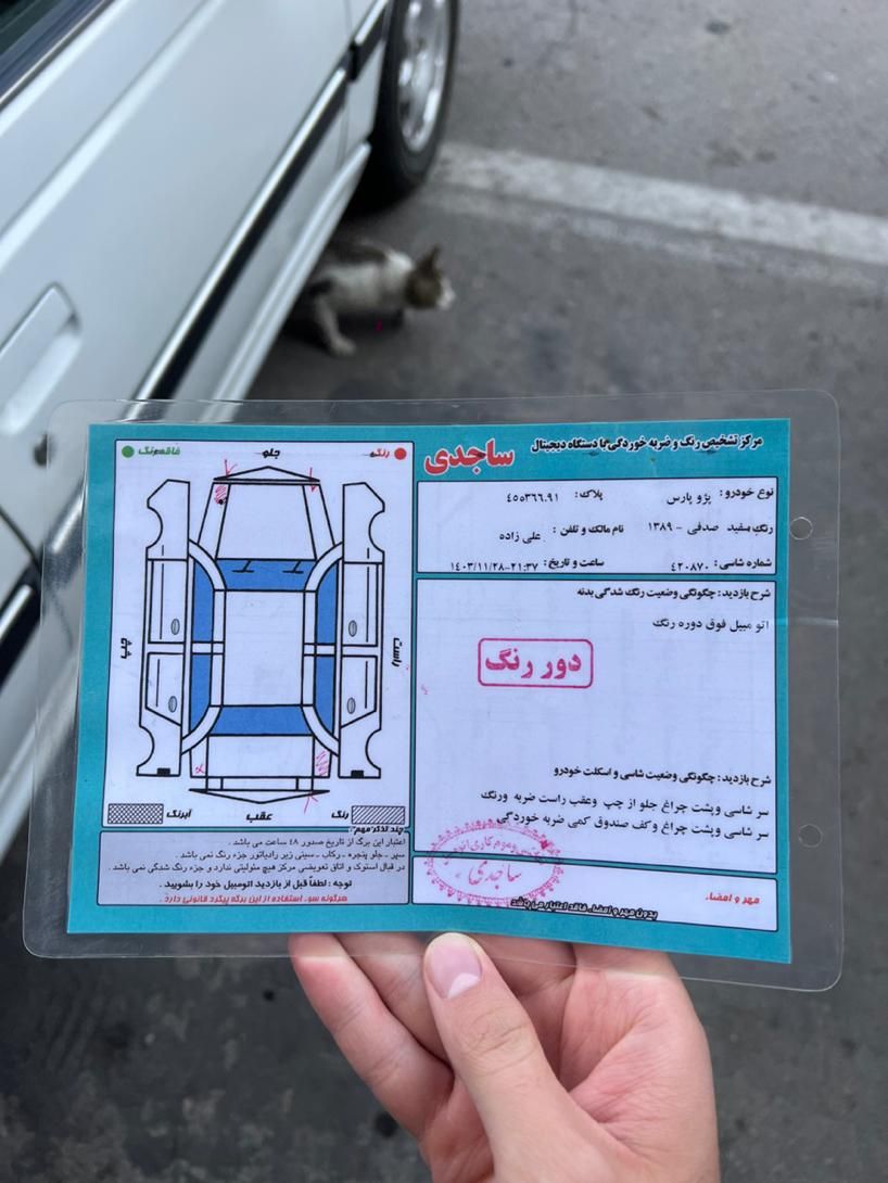 پژو پارس دوگانه سوز - 1389