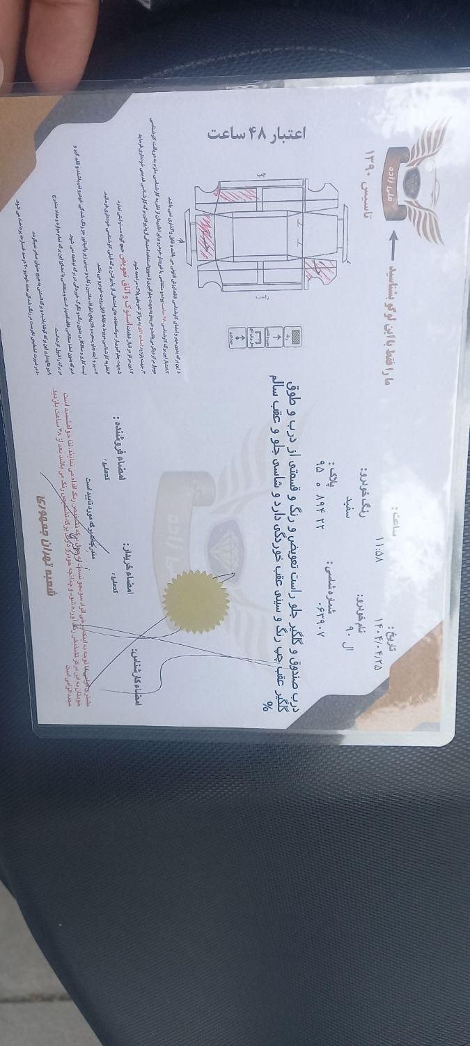 تیبا صندوق دار SX - 1395