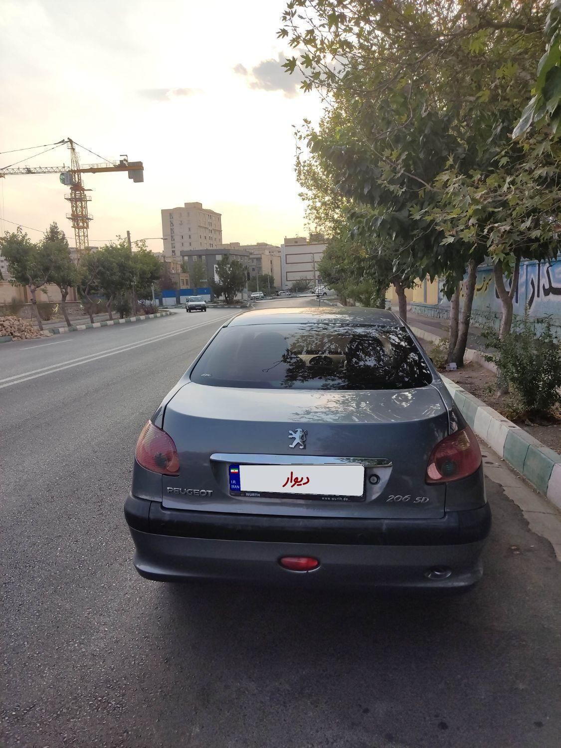 پژو ۲۰۶ صندوق دار v9 - 1390