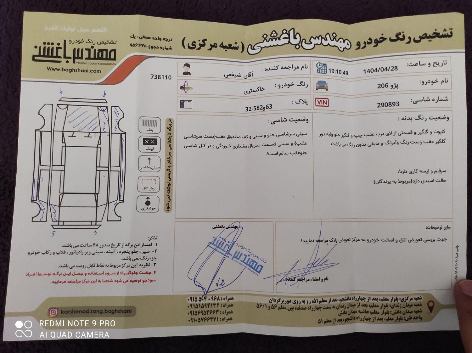 پژو ۲۰۶ صندوق دار v8 - 1394