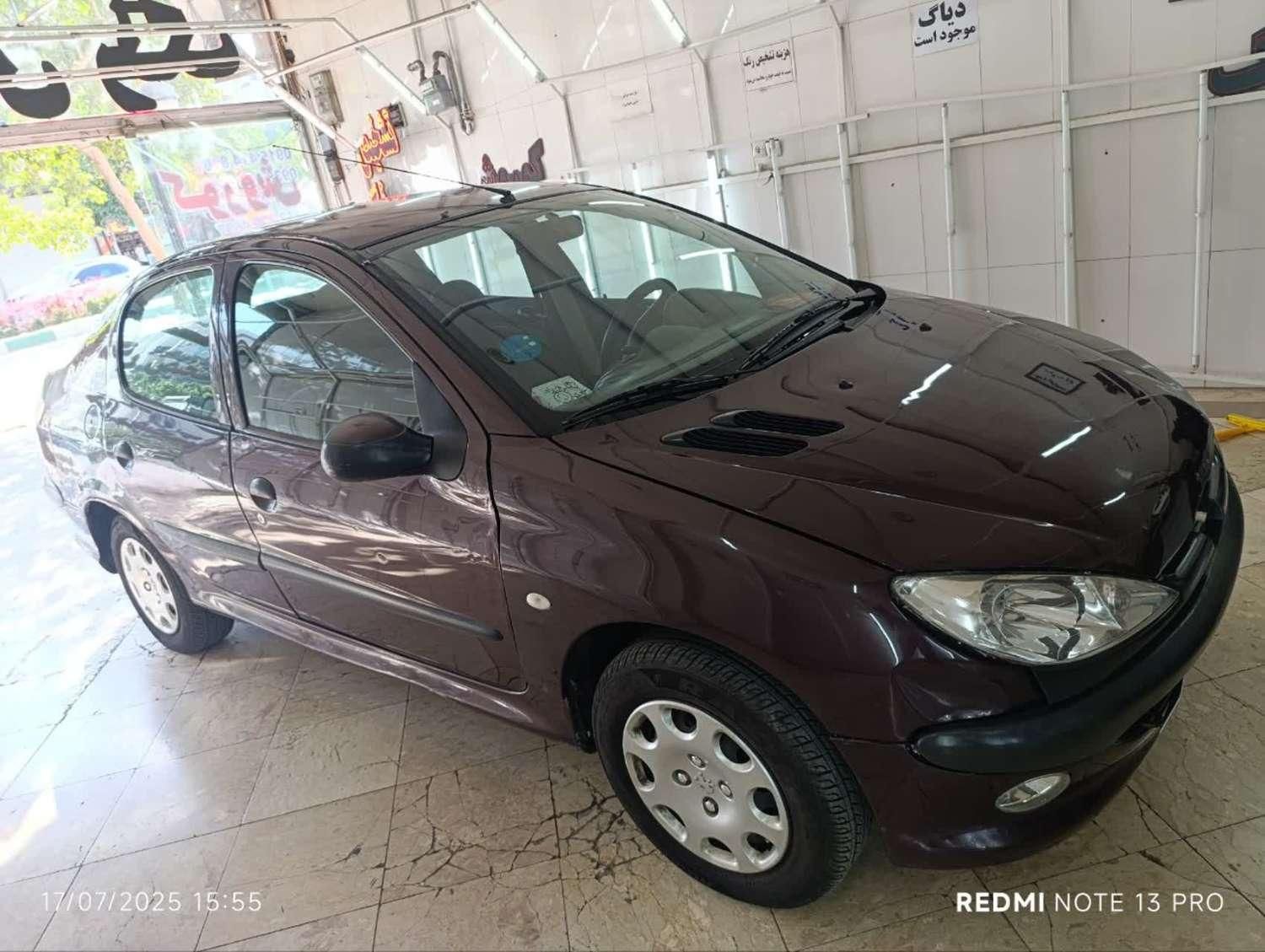 پژو ۲۰۶ صندوق دار v8 - 1386