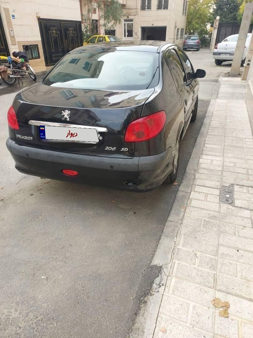 پژو ۲۰۶ صندوق دار v8 - 1395