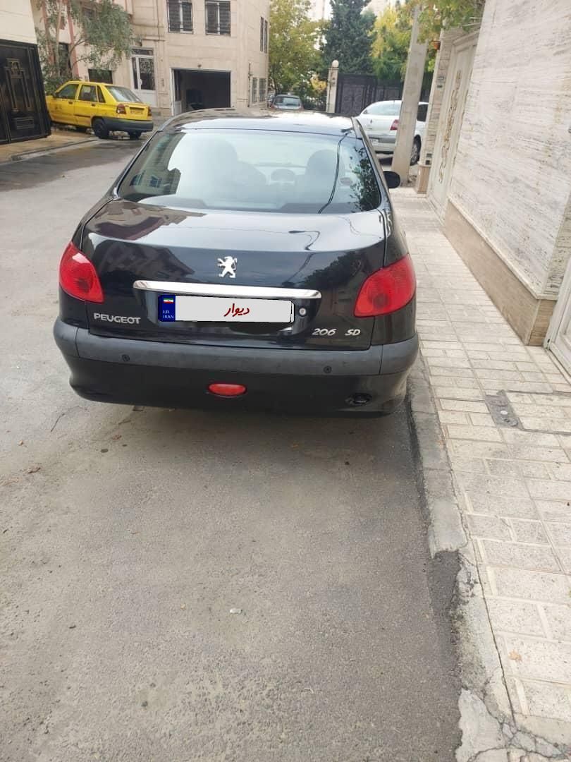 پژو ۲۰۶ صندوق دار v8 - 1395