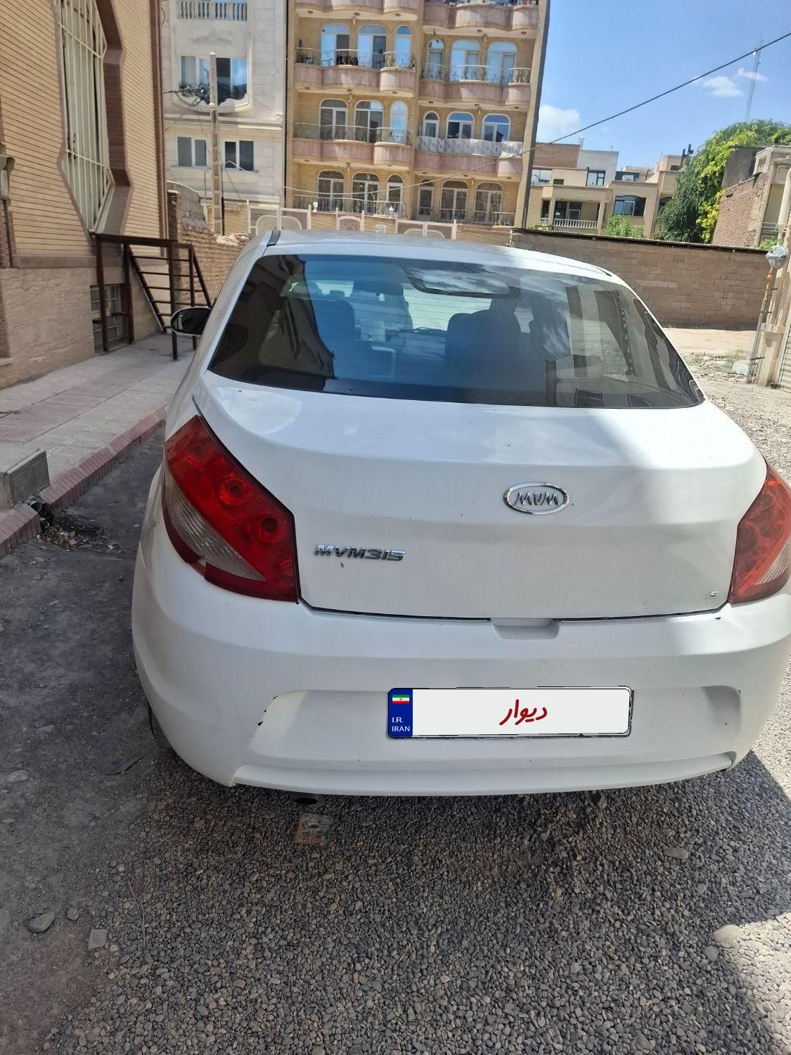 ام وی ام 315 صندوقدار ساده دنده ای - 1393
