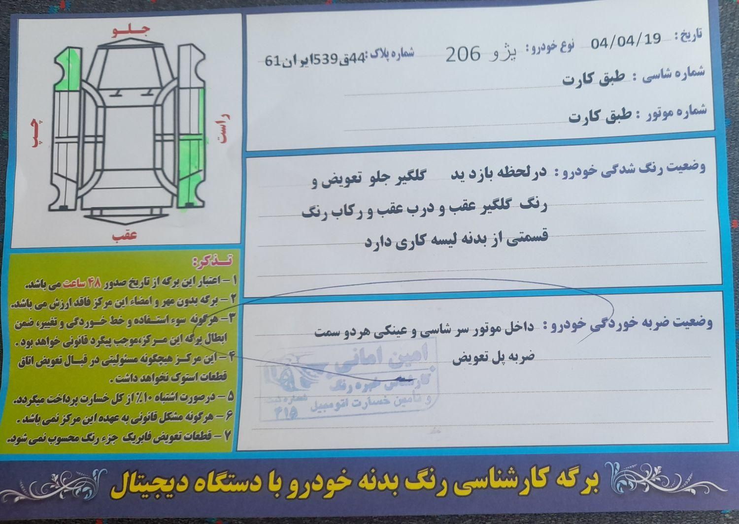 پژو 206 تیپ 3 - 1388
