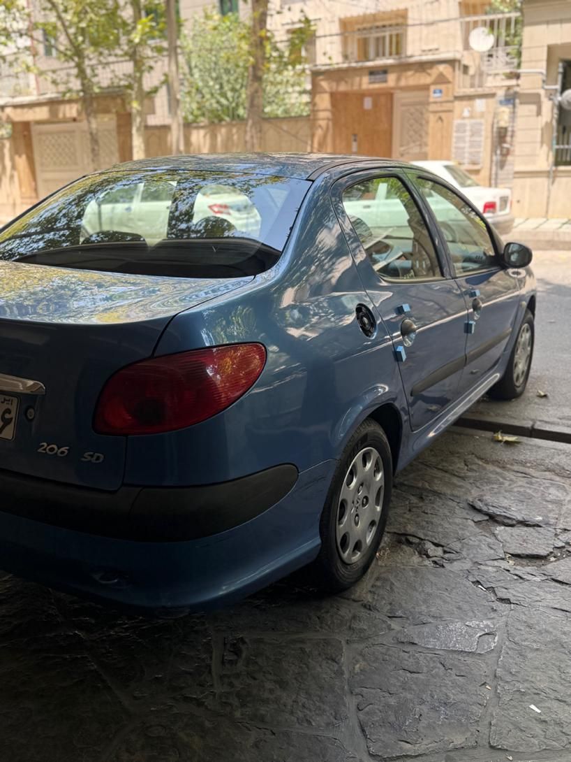 پژو ۲۰۶ صندوق دار v8 - 1396