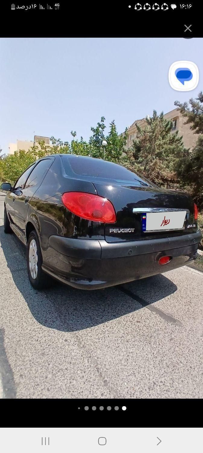 پژو ۲۰۶ صندوق دار v20 - 1389