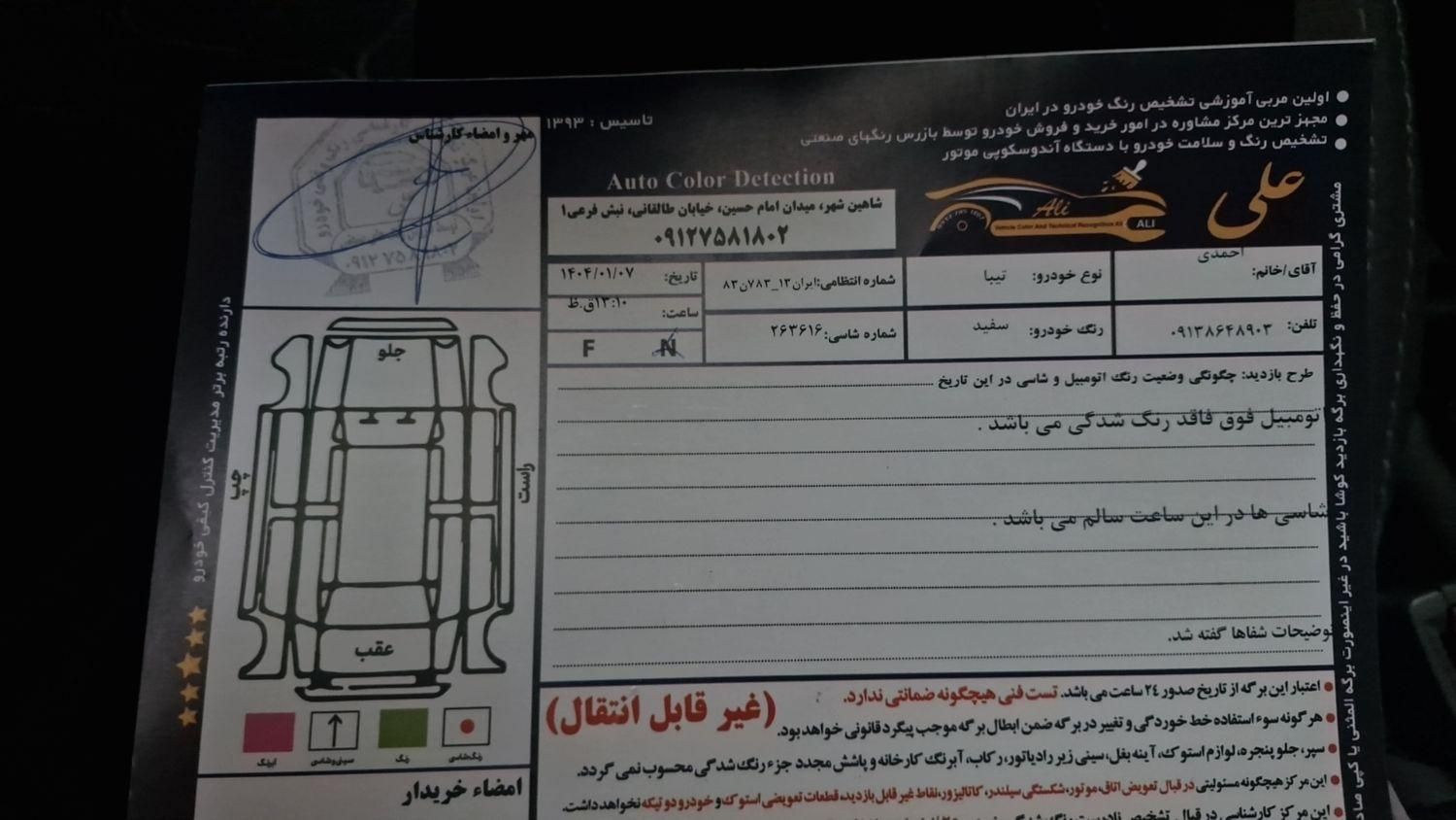 تیبا 2 EX رینگ آلومینیومی - 1399