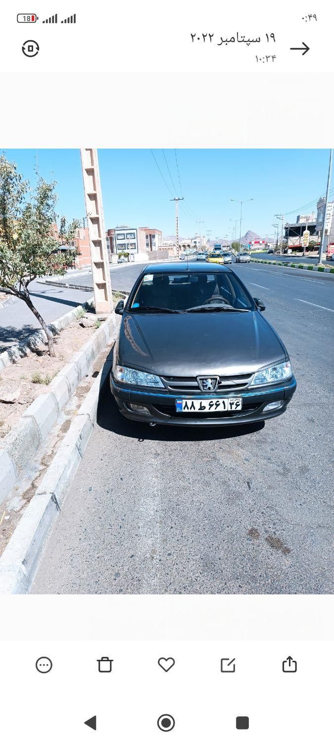 پژو پارس دوگانه سوز - 1387