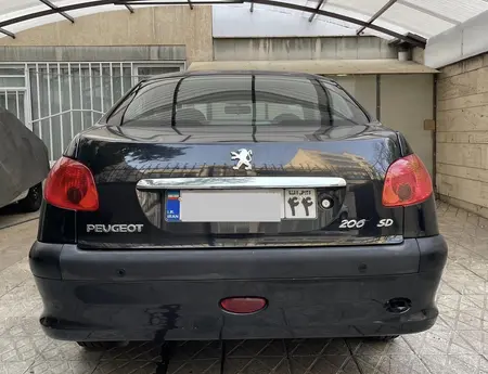 پژو ۲۰۶ صندوق دار v8 - 1394
