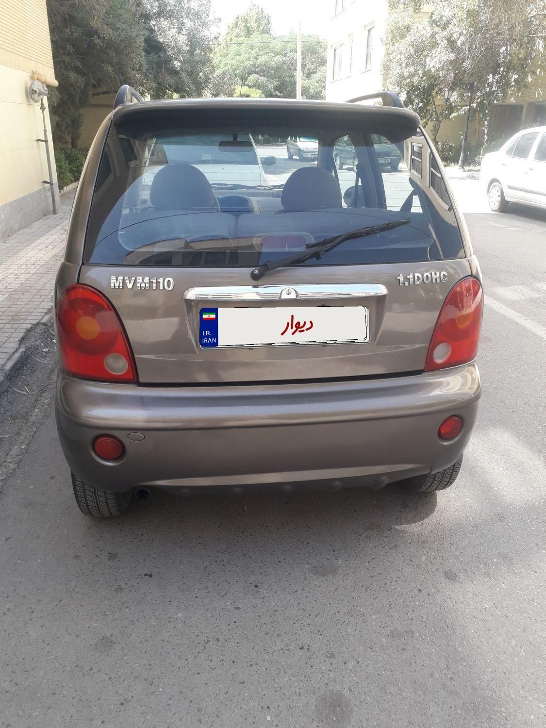 ام وی ام 110 چهار سیلندر دنده ای - 1391