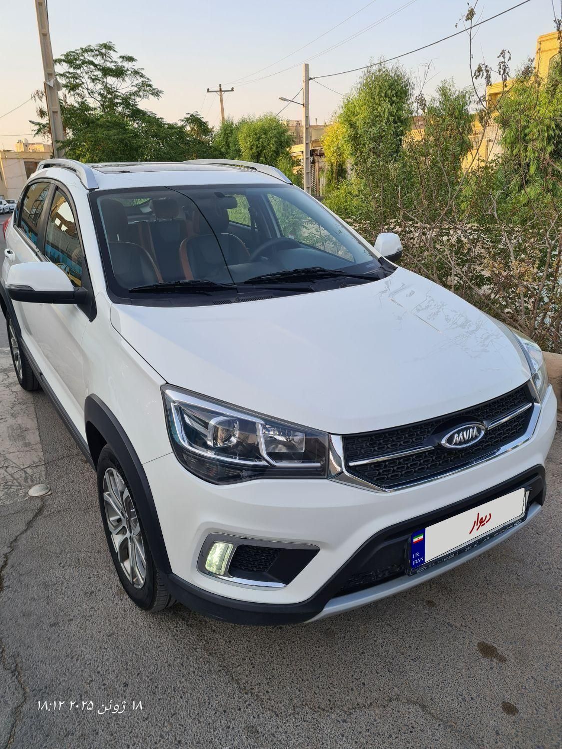 ام وی ام X22 دنده ای اسپرت اکسلنت - 1396