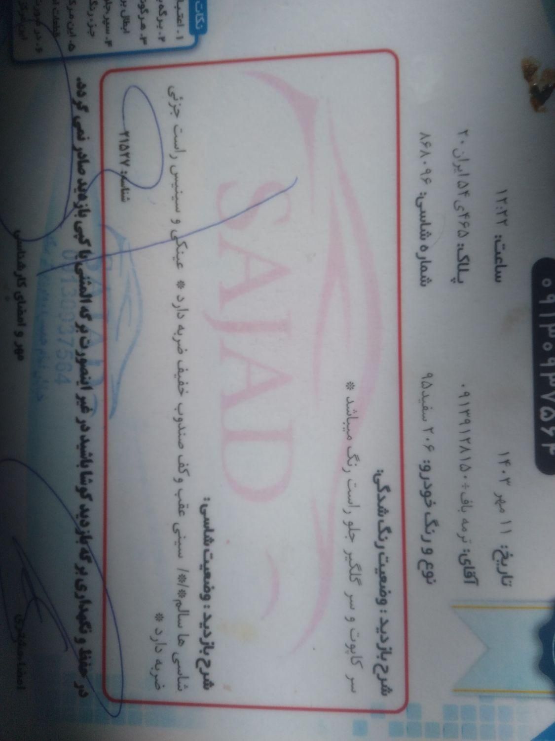 پژو 206 تیپ 5 - 1395