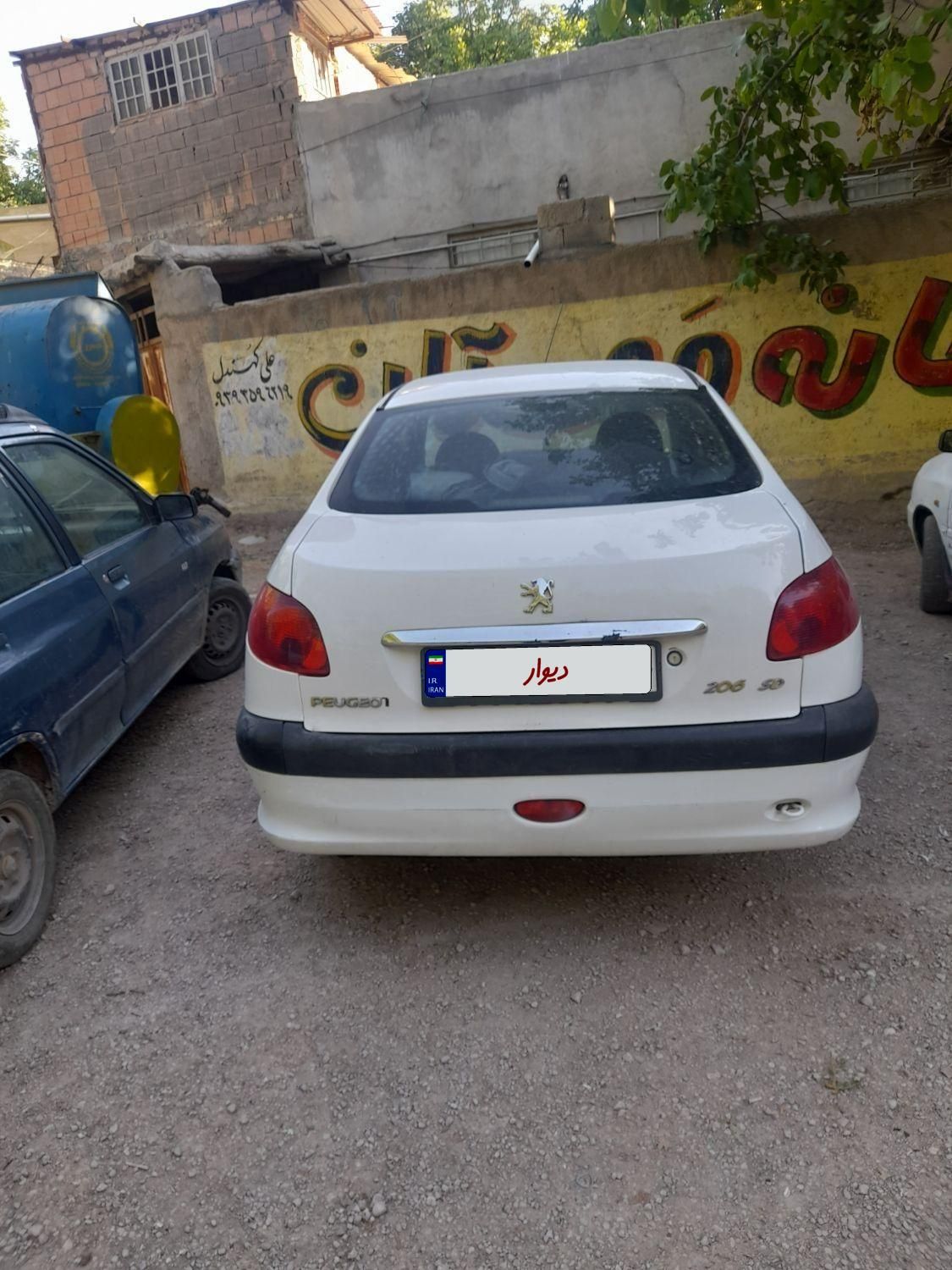 پژو ۲۰۶ صندوق دار v8 - 1387