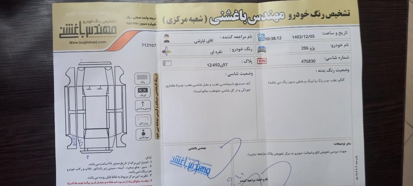 پژو 206 تیپ 2 - 1400