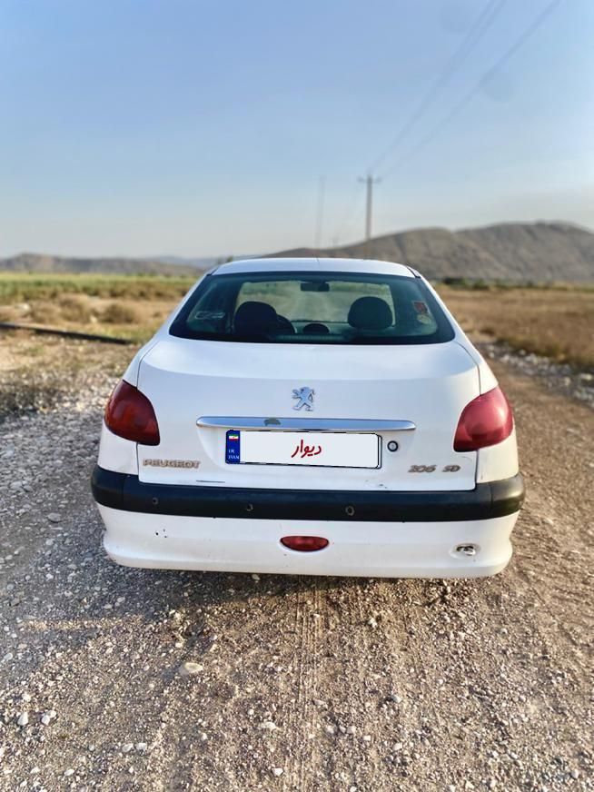پژو ۲۰۶ صندوق دار v8 - 1389