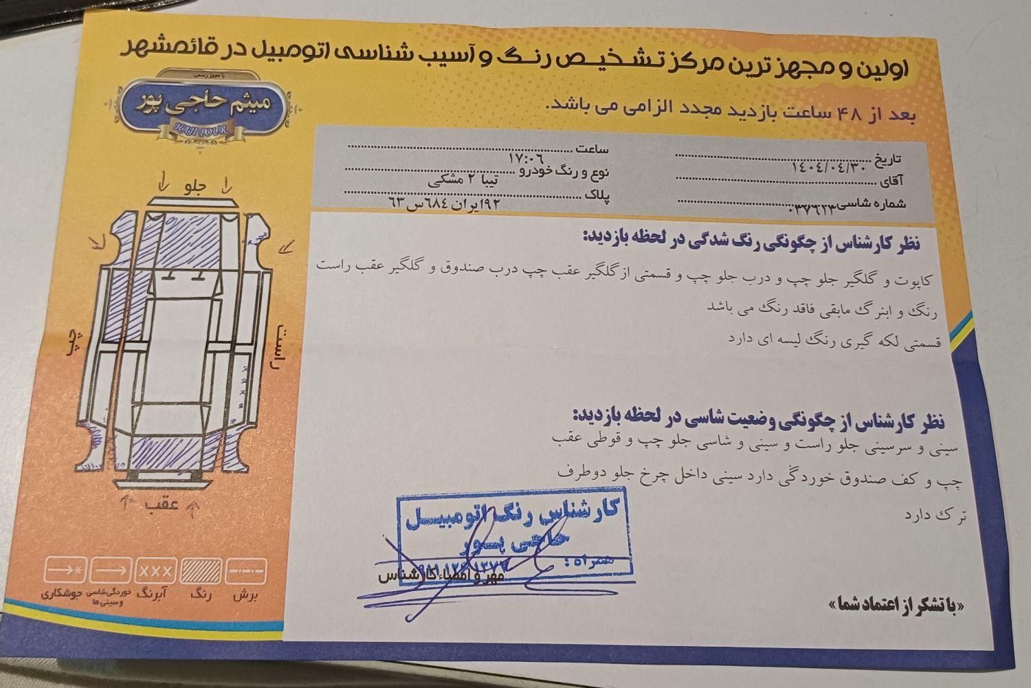 تیبا صندوق دار LX - 1391