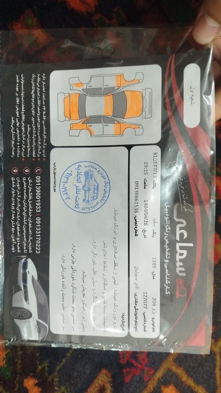 پژو 206 تیپ 2 - 1389