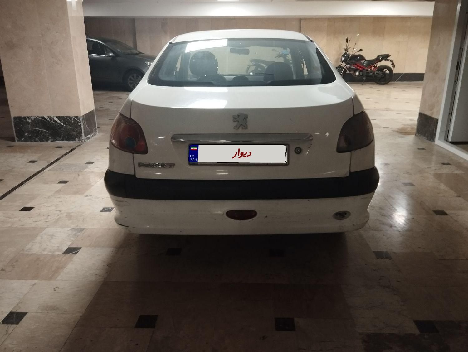پژو ۲۰۶ صندوق دار v20 - 1388