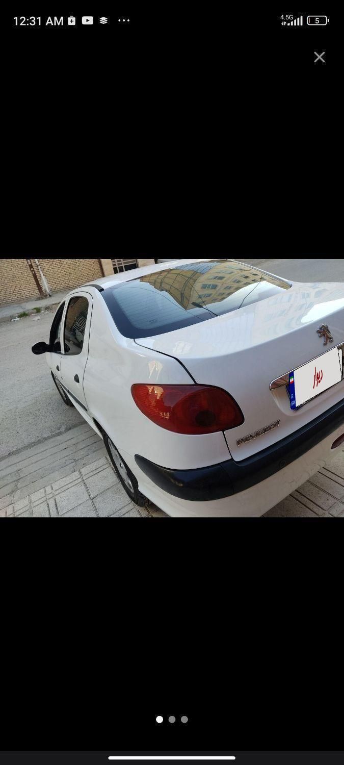 پژو ۲۰۶ صندوق دار v8 - 1396