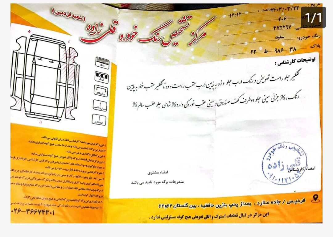 پژو 206 تیپ 2 - 1389