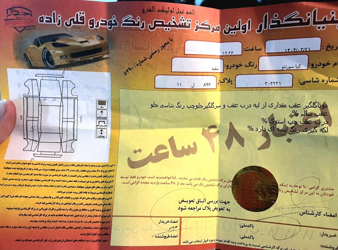 کیا سورنتو فول GT LINE - UM - 2017