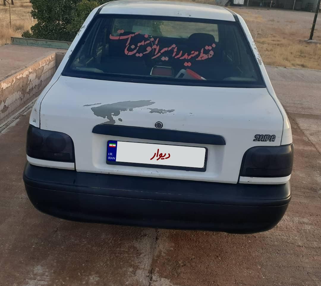 پراید صبا بنزینی - 1386