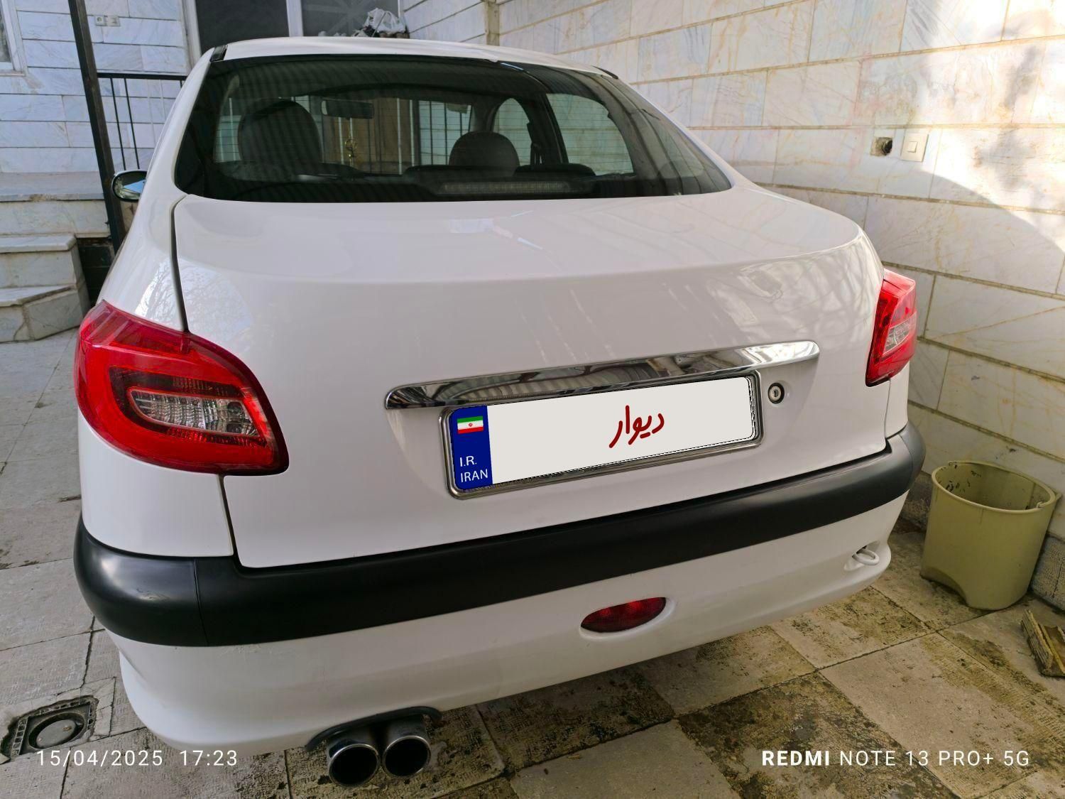 پژو ۲۰۶ صندوق دار v8 - 1391