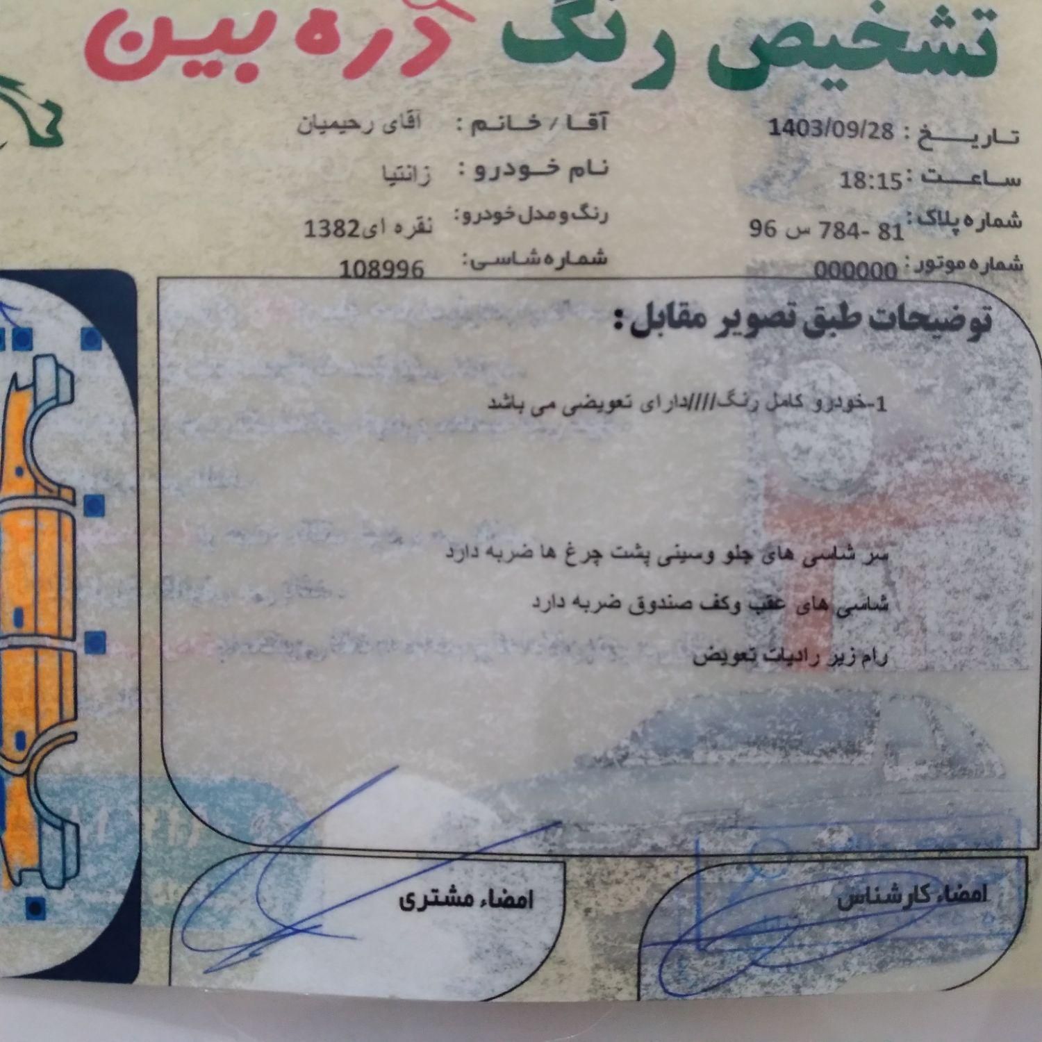 سیتروئن زانتیا سوپرلوکس - 1382