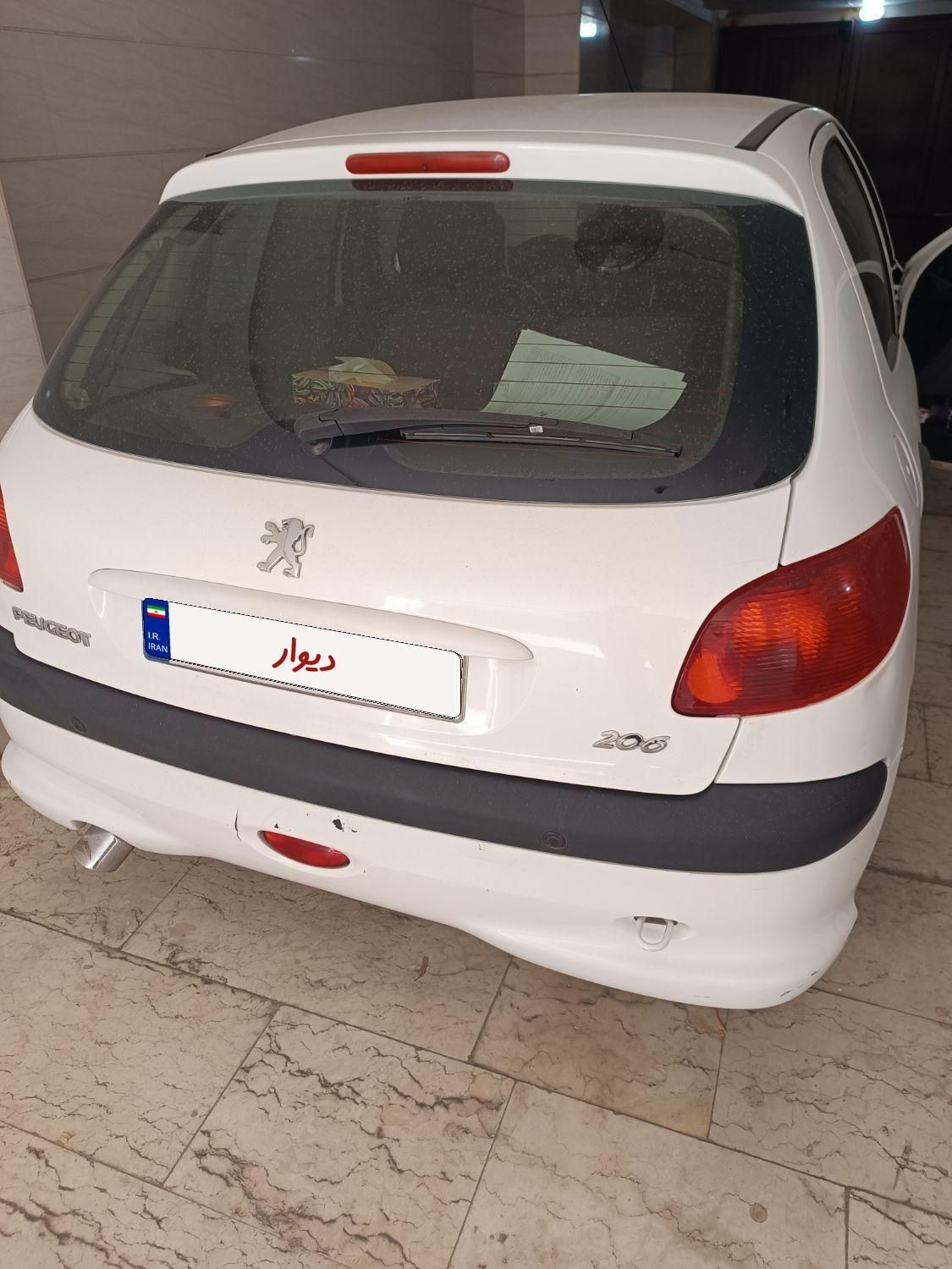 پژو 206 تیپ 2 - 1398