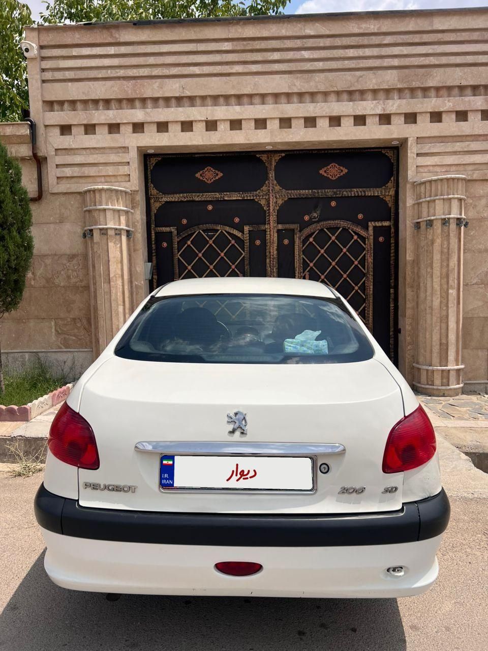 پژو ۲۰۶ صندوق دار v8 - 1388