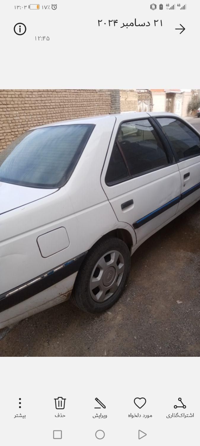 پژو 405 SLX بنزینی TU5 - 1391