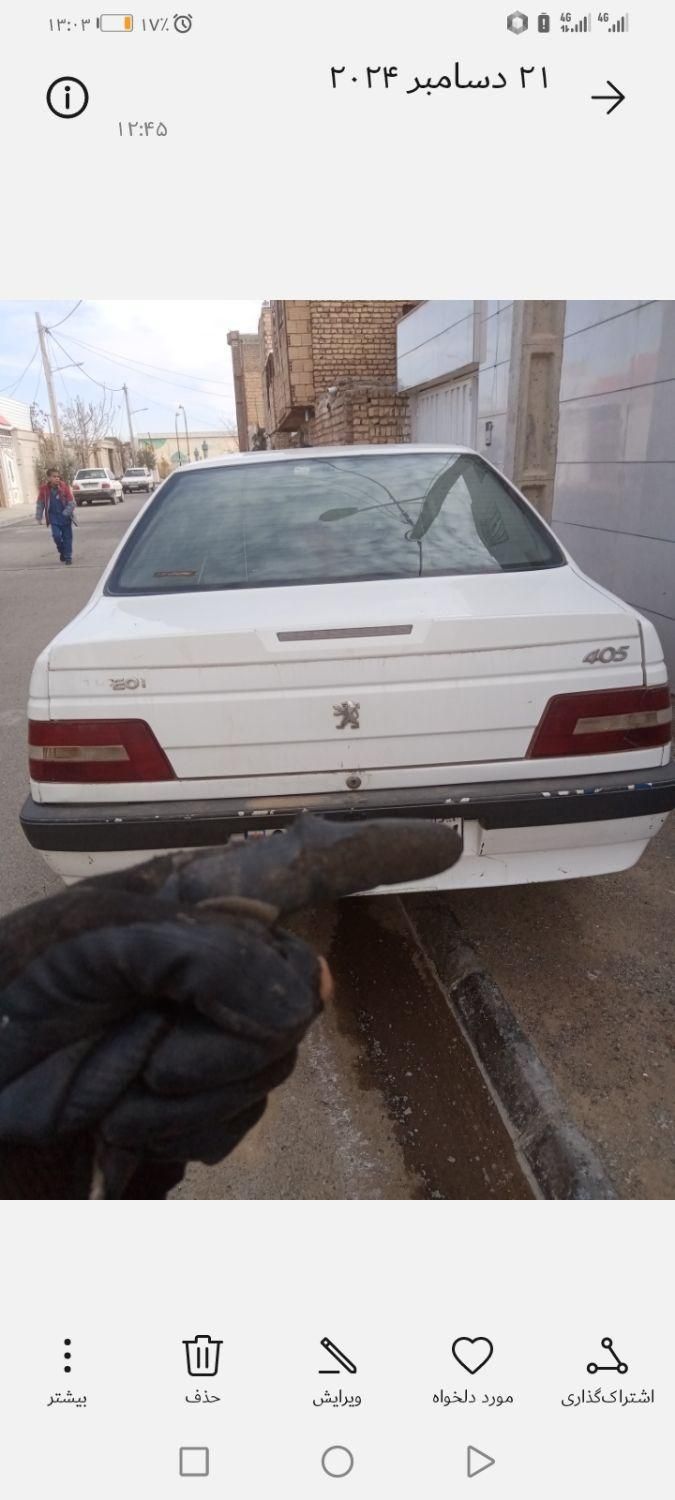 پژو 405 SLX بنزینی TU5 - 1391