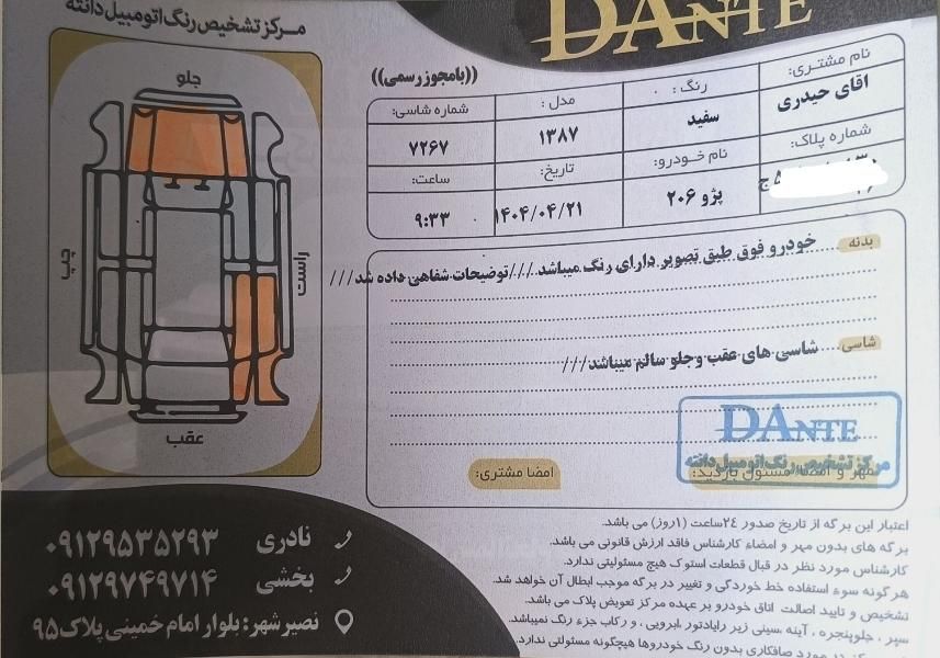 پژو 206 تیپ 2 - 1387
