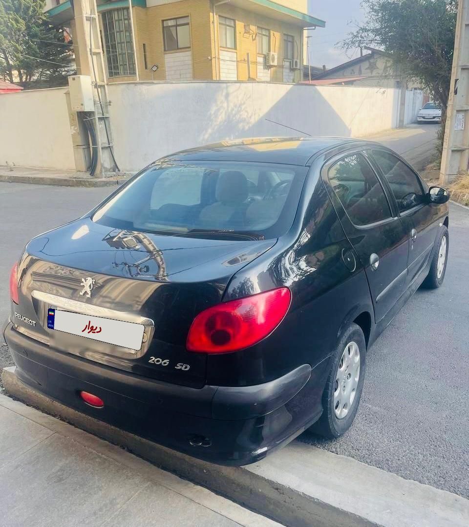 پژو ۲۰۶ صندوق دار v8 - 1395