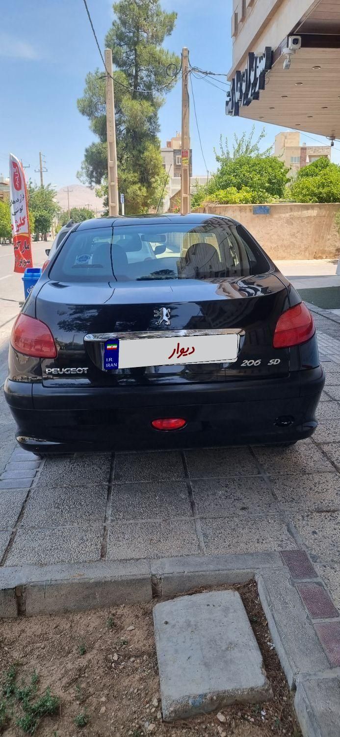 پژو ۲۰۶ صندوق دار v8 - 1388