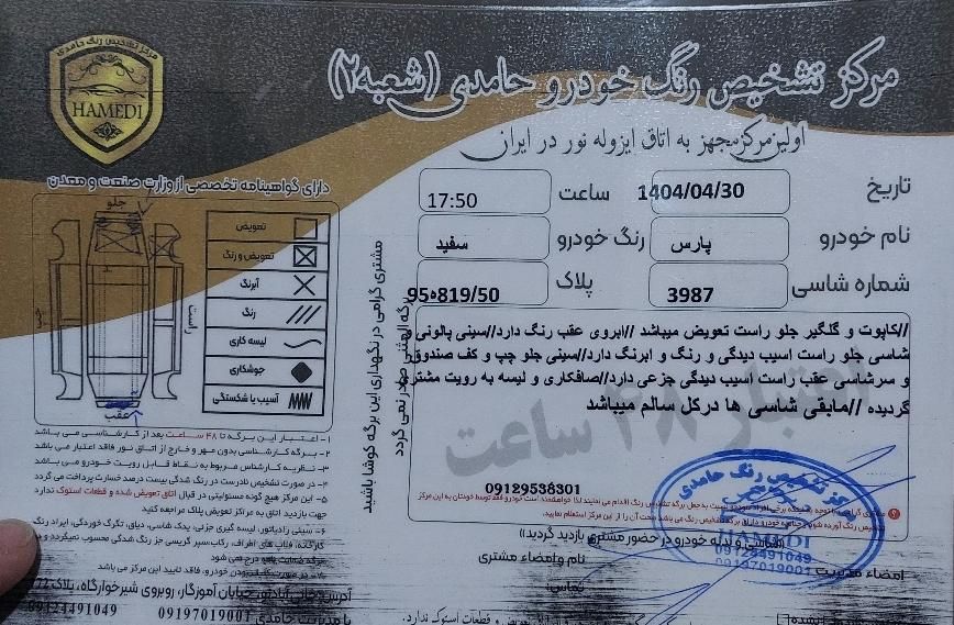 پژو پارس ELX-XU7P سفارشی - 1393