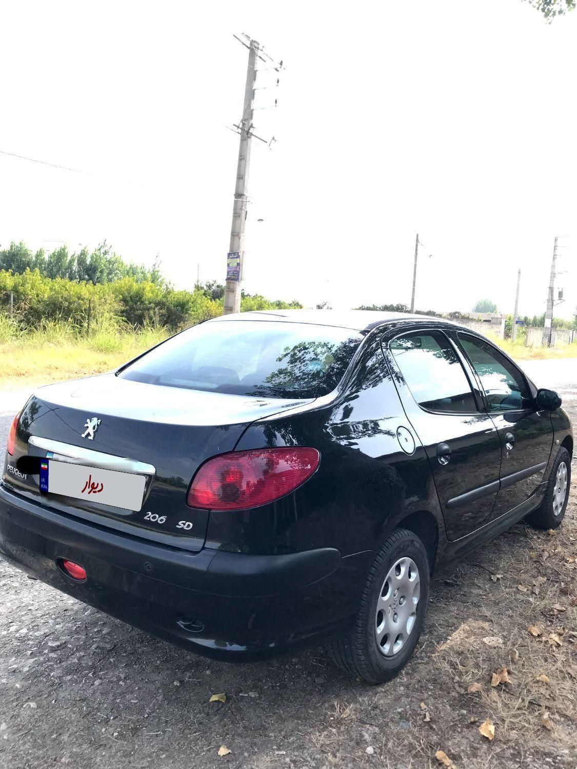 پژو ۲۰۶ صندوق دار v8 - 1393