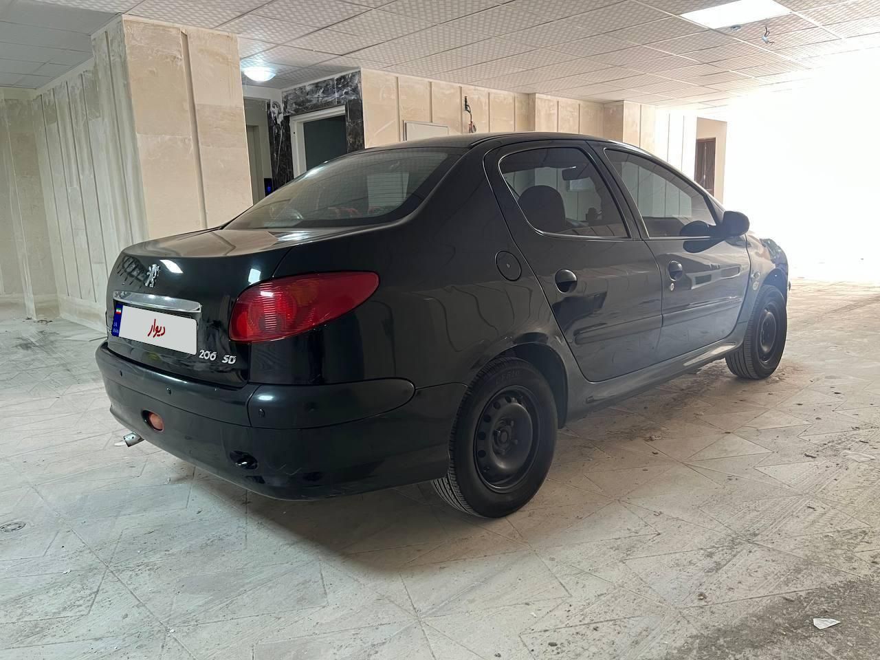 پژو ۲۰۶ صندوق دار v8 - 1390