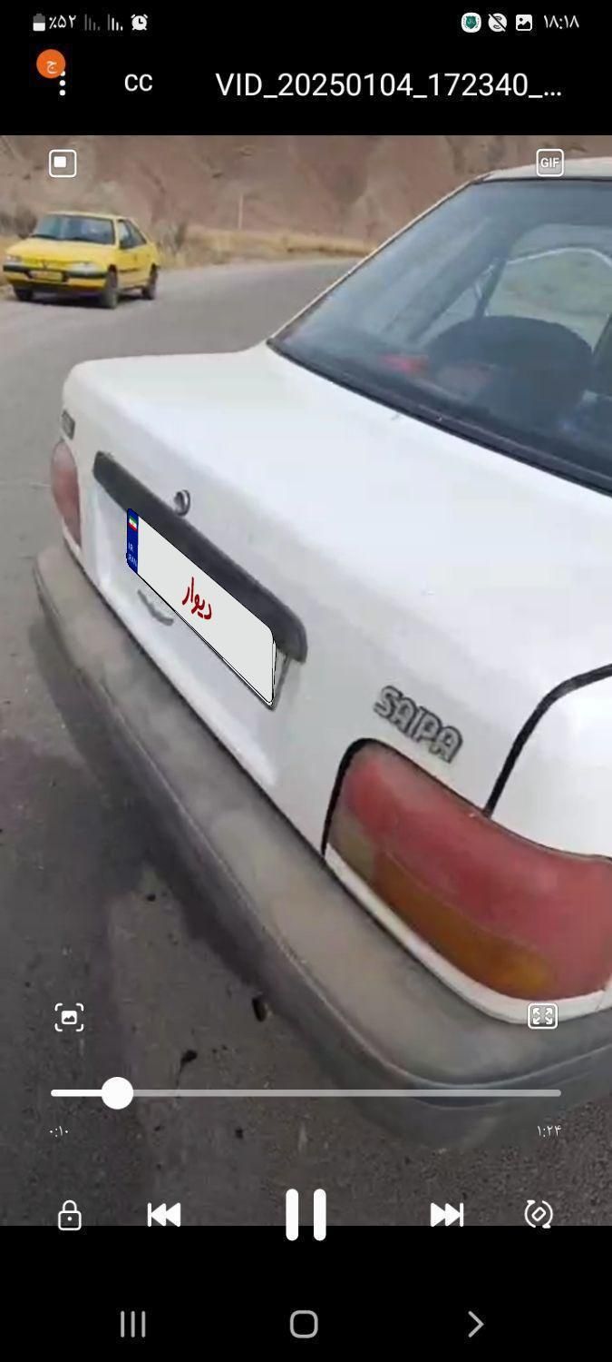 پراید صبا بنزینی - 1386